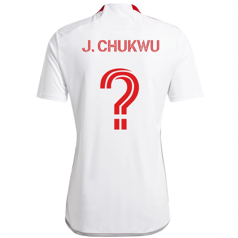 Danxen Herren Joses Chukwu #0 Weiß Rot Auswärtstrikot Trikot 2025/26 T-Shirt Schweiz