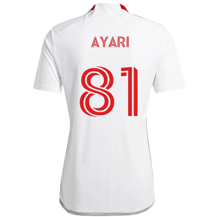 Danxen Herren Hassan Ayari #81 Weiß Rot Auswärtstrikot Trikot 2025/26 T-Shirt Schweiz