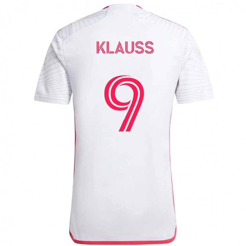 Danxen Herren João Klauss #9 Magenta Weiß Auswärtstrikot Trikot 2025/26 T-Shirt Schweiz