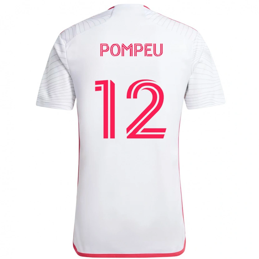 Danxen Herren Célio Pompeu #12 Magenta Weiß Auswärtstrikot Trikot 2025/26 T-Shirt Schweiz