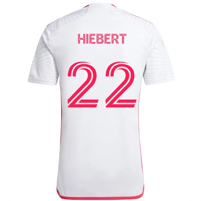Danxen Herren Kyle Hiebert #22 Magenta Weiß Auswärtstrikot Trikot 2025/26 T-Shirt Schweiz