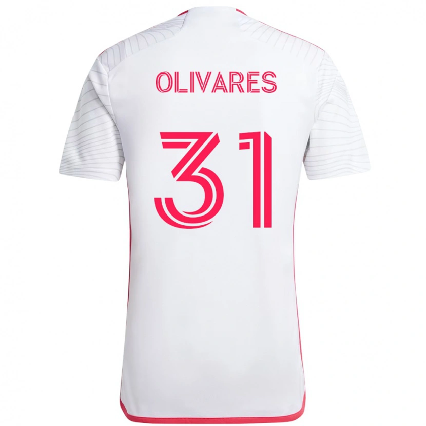 Danxen Herren Christian Olivares #31 Magenta Weiß Auswärtstrikot Trikot 2025/26 T-Shirt Schweiz