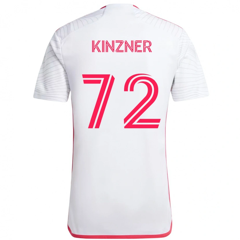 Danxen Herren Eric Kinzner #72 Magenta Weiß Auswärtstrikot Trikot 2025/26 T-Shirt Schweiz