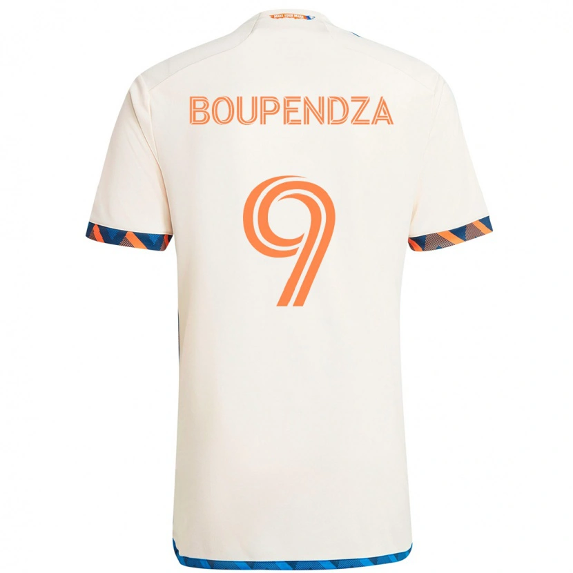 Danxen Herren Aaron Boupendza #9 Dunkelblau Orange Auswärtstrikot Trikot 2025/26 T-Shirt Schweiz