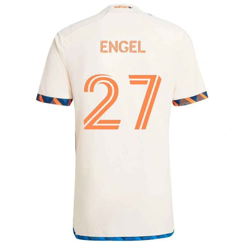 Danxen Herren Lukas Engel #27 Dunkelblau Orange Auswärtstrikot Trikot 2025/26 T-Shirt Schweiz
