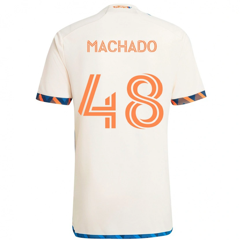 Danxen Herren Juan Machado #48 Dunkelblau Orange Auswärtstrikot Trikot 2025/26 T-Shirt Schweiz