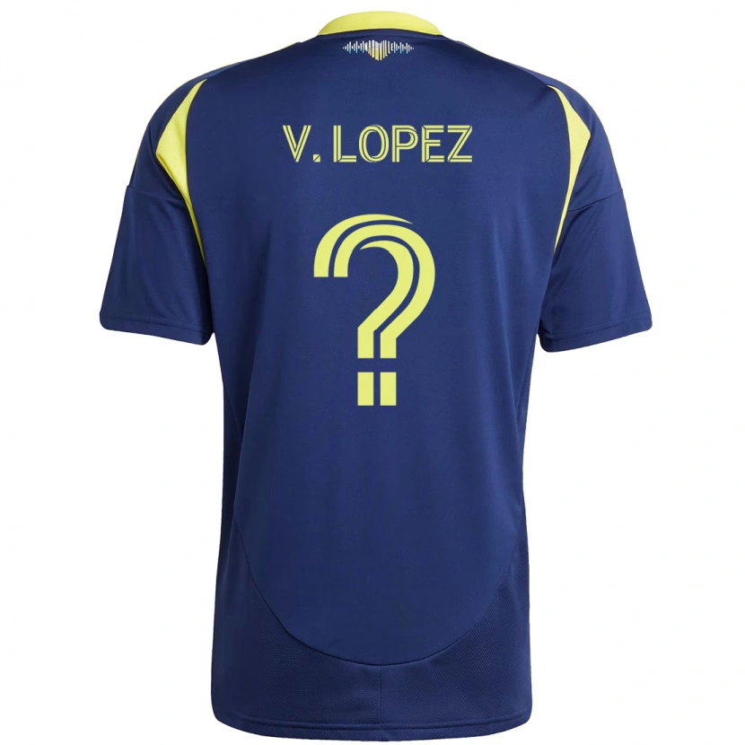 Danxen Herren Alejandro Velazquez-Lopez #0 Marineblau Gelb Auswärtstrikot Trikot 2025/26 T-Shirt Schweiz