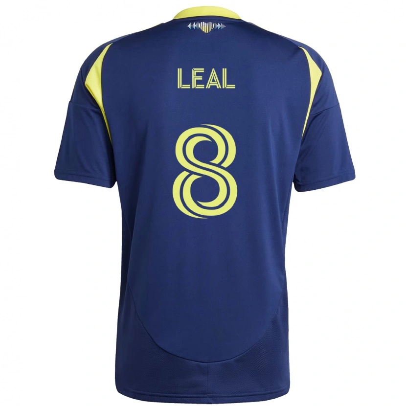 Danxen Herren Randall Leal #8 Marineblau Gelb Auswärtstrikot Trikot 2025/26 T-Shirt Schweiz