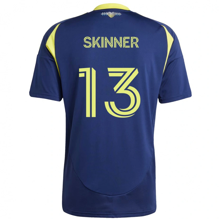 Danxen Herren Joey Skinner #13 Marineblau Gelb Auswärtstrikot Trikot 2025/26 T-Shirt Schweiz
