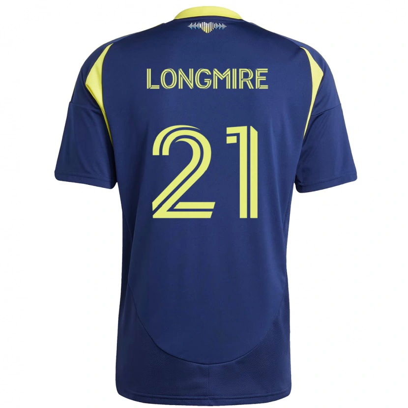 Danxen Herren Ahmed Longmire #21 Marineblau Gelb Auswärtstrikot Trikot 2025/26 T-Shirt Schweiz