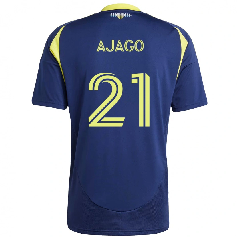 Danxen Herren Forster Ajago #21 Marineblau Gelb Auswärtstrikot Trikot 2025/26 T-Shirt Schweiz