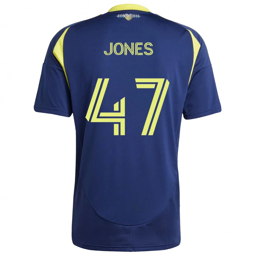 Danxen Herren Isaiah Jones #47 Marineblau Gelb Auswärtstrikot Trikot 2025/26 T-Shirt Schweiz