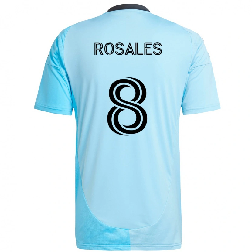 Danxen Herren Joseph Rosales #8 Schwarz Blau Auswärtstrikot Trikot 2025/26 T-Shirt Schweiz
