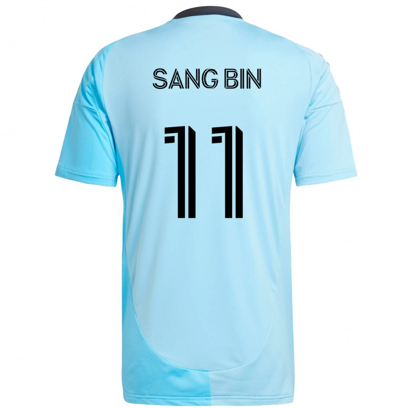 Danxen Herren Sang-Bin Jeong #11 Schwarz Blau Auswärtstrikot Trikot 2025/26 T-Shirt Schweiz