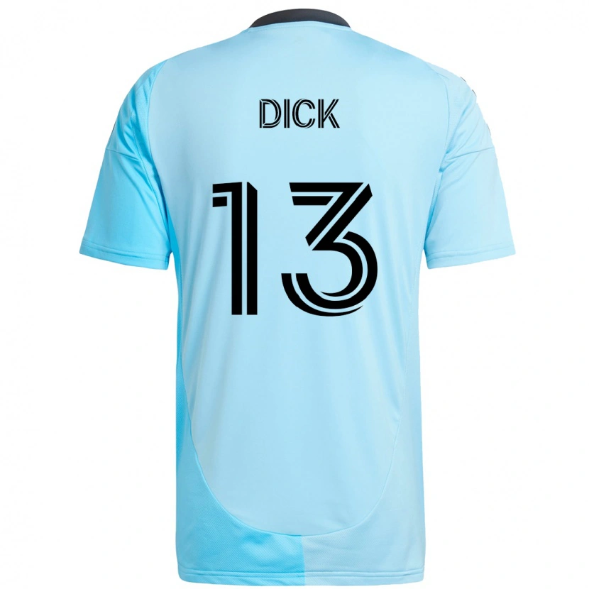 Danxen Herren Eric Dick #13 Schwarz Blau Auswärtstrikot Trikot 2025/26 T-Shirt Schweiz