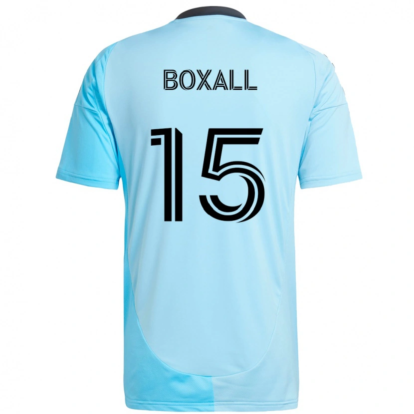Danxen Herren Michael Boxall #15 Schwarz Blau Auswärtstrikot Trikot 2025/26 T-Shirt Schweiz