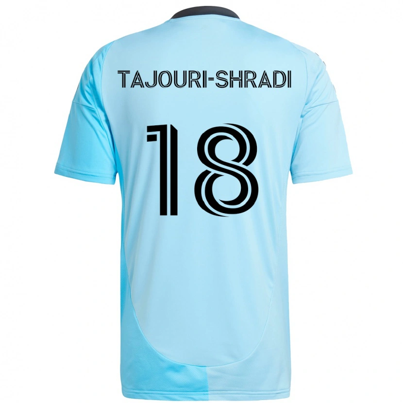 Danxen Herren Ismael Tajouri-Shradi #18 Schwarz Blau Auswärtstrikot Trikot 2025/26 T-Shirt Schweiz