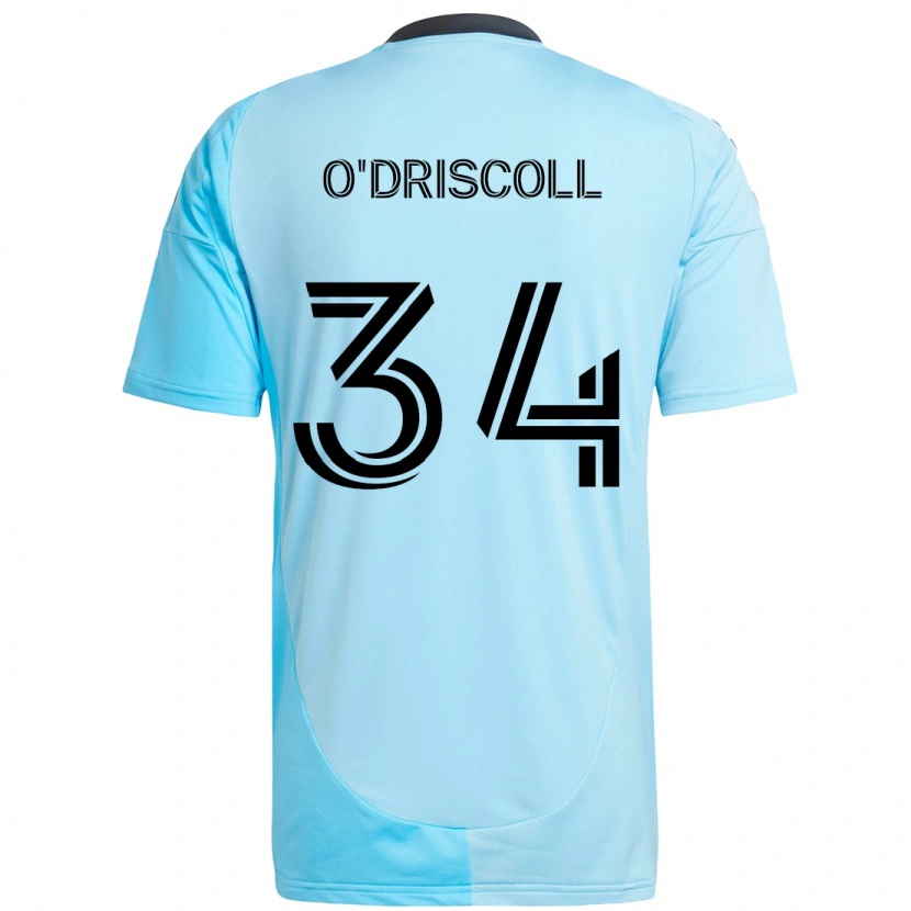 Danxen Herren Rory O'driscoll #34 Schwarz Blau Auswärtstrikot Trikot 2025/26 T-Shirt Schweiz