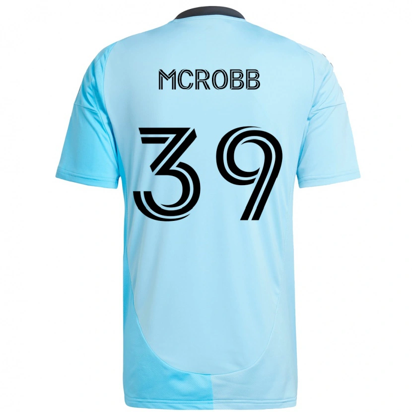 Danxen Herren Finn Mcrobb #39 Schwarz Blau Auswärtstrikot Trikot 2025/26 T-Shirt Schweiz