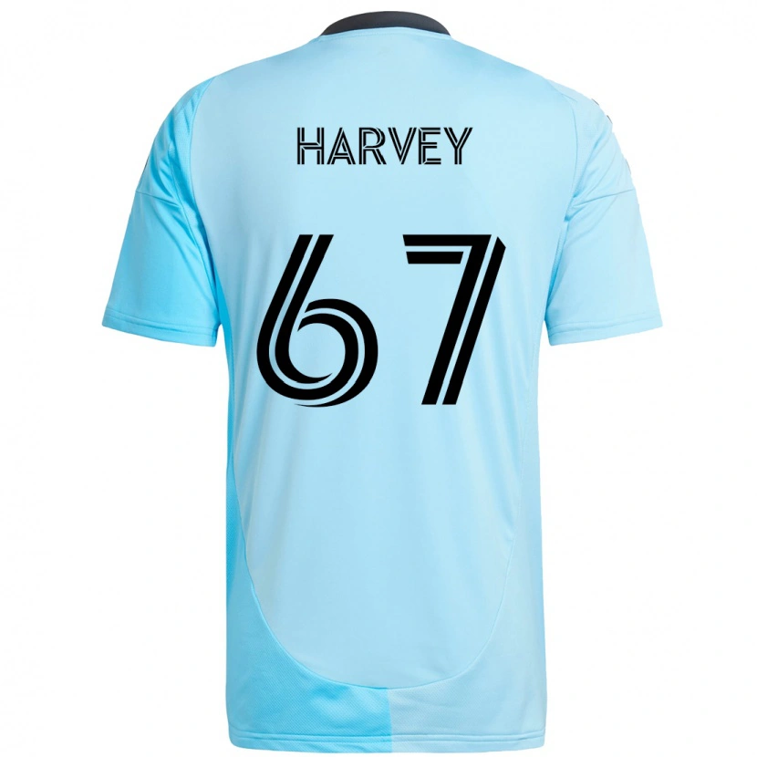 Danxen Herren Carlos Harvey #67 Schwarz Blau Auswärtstrikot Trikot 2025/26 T-Shirt Schweiz
