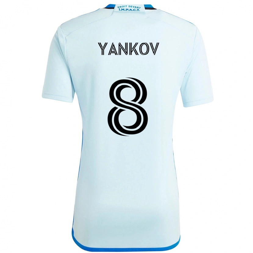Danxen Herren Dominik Yankov #8 Dunkelblau Schwarz Auswärtstrikot Trikot 2025/26 T-Shirt Schweiz