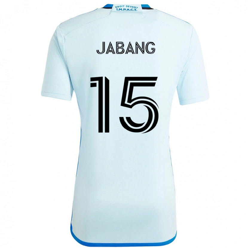 Danxen Herren Ousman Jabang #15 Himmelblau Dunkelblau Auswärtstrikot Trikot 2025/26 T-Shirt Schweiz