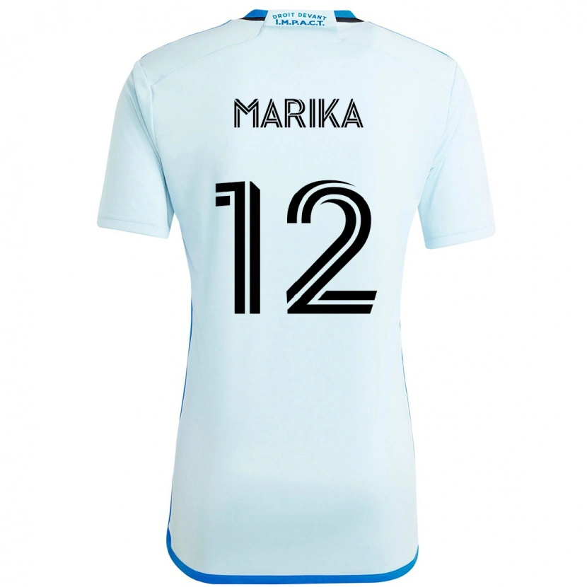 Danxen Herren Martineau Marika #12 Himmelblau Dunkelblau Auswärtstrikot Trikot 2025/26 T-Shirt Schweiz