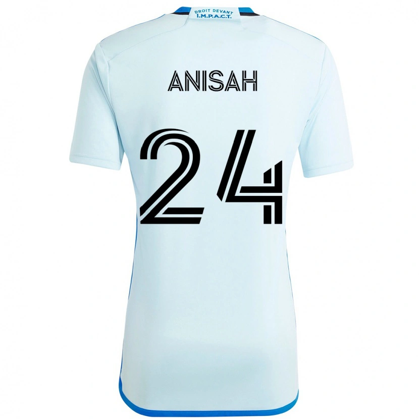 Danxen Herren Yusuf Anisah #24 Dunkelblau Schwarz Auswärtstrikot Trikot 2025/26 T-Shirt Schweiz