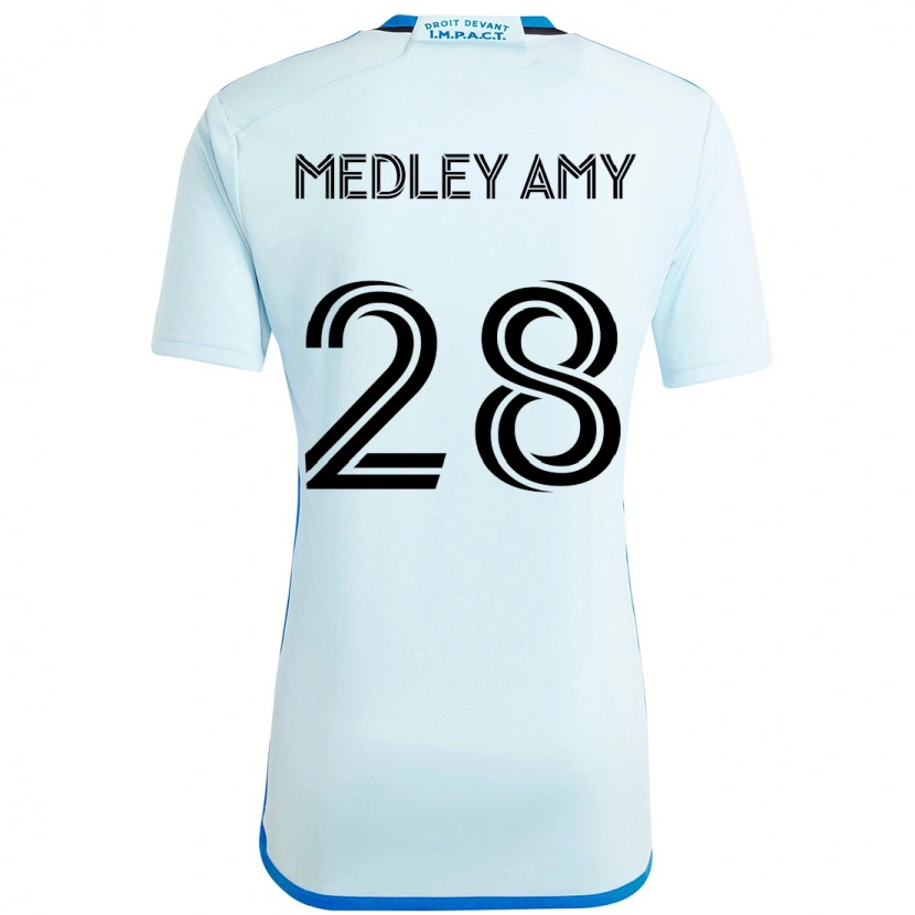 Danxen Herren Medley Amy #28 Dunkelblau Schwarz Auswärtstrikot Trikot 2025/26 T-Shirt Schweiz