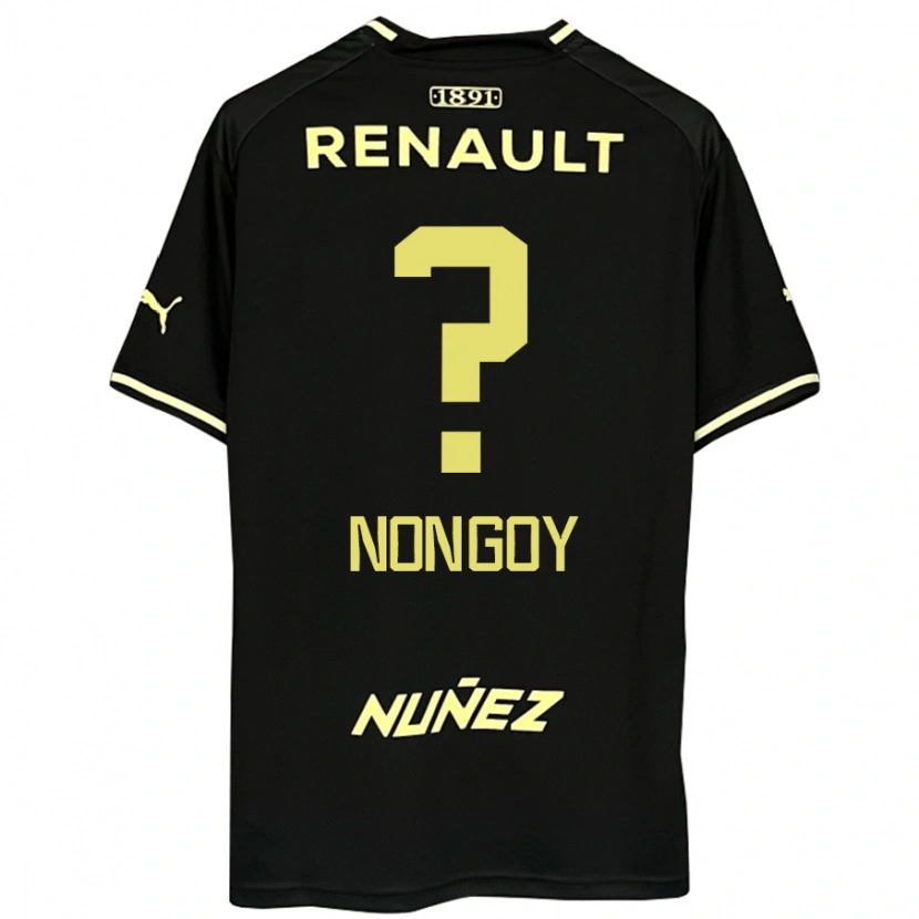 Danxen Herren Pablo Nongoy #0 Gelb Schwarz Auswärtstrikot Trikot 2025/26 T-Shirt Schweiz