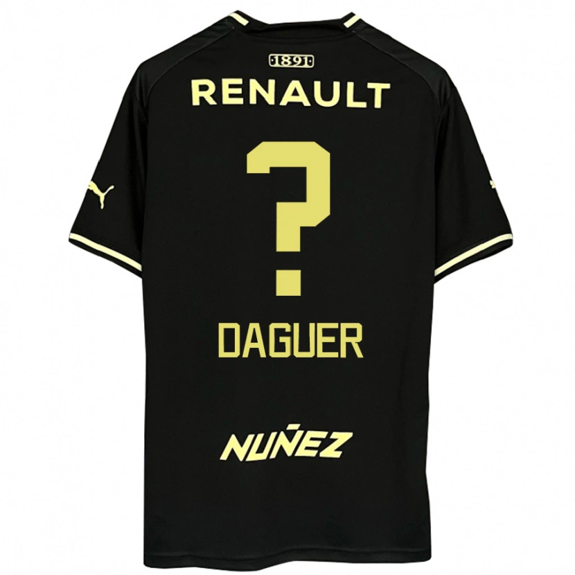 Danxen Herren Julio Daguer #0 Gelb Schwarz Auswärtstrikot Trikot 2025/26 T-Shirt Schweiz