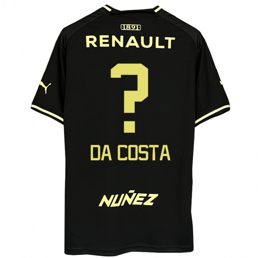 Danxen Herren Paulo Da Costa #0 Gelb Schwarz Auswärtstrikot Trikot 2025/26 T-Shirt Schweiz