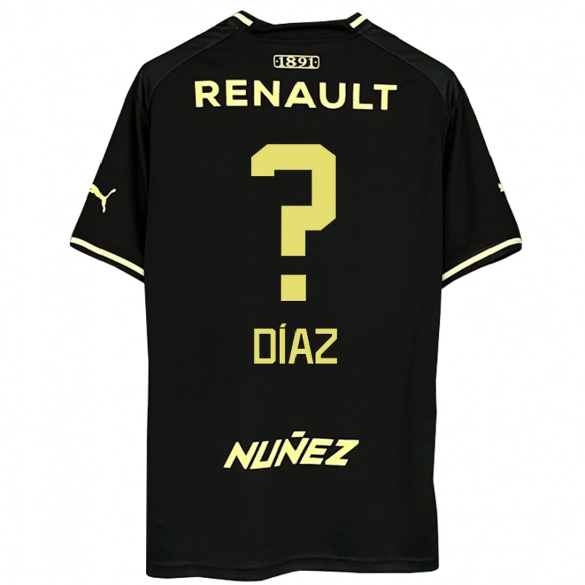 Danxen Herren Santiago Díaz #0 Gelb Schwarz Auswärtstrikot Trikot 2025/26 T-Shirt Schweiz