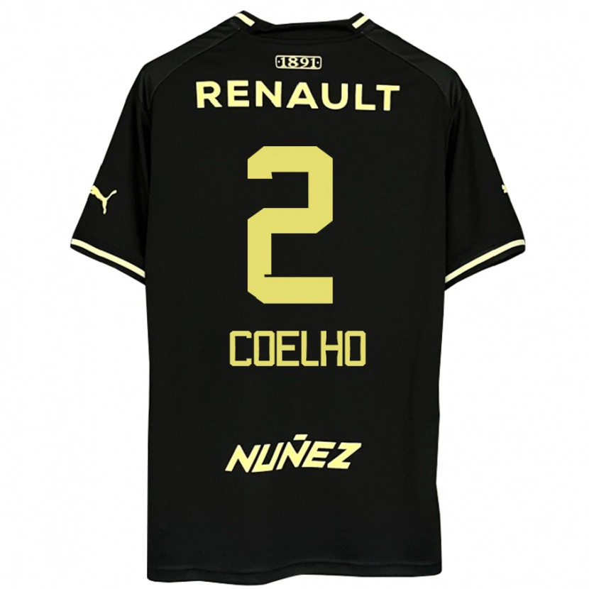 Danxen Herren Léo Coelho #2 Gelb Schwarz Auswärtstrikot Trikot 2025/26 T-Shirt Schweiz