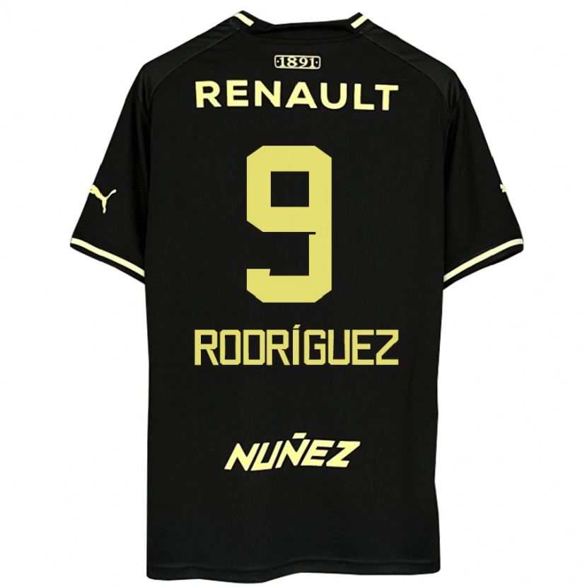 Danxen Herren Agustín Rodríguez #9 Gelb Schwarz Auswärtstrikot Trikot 2025/26 T-Shirt Schweiz