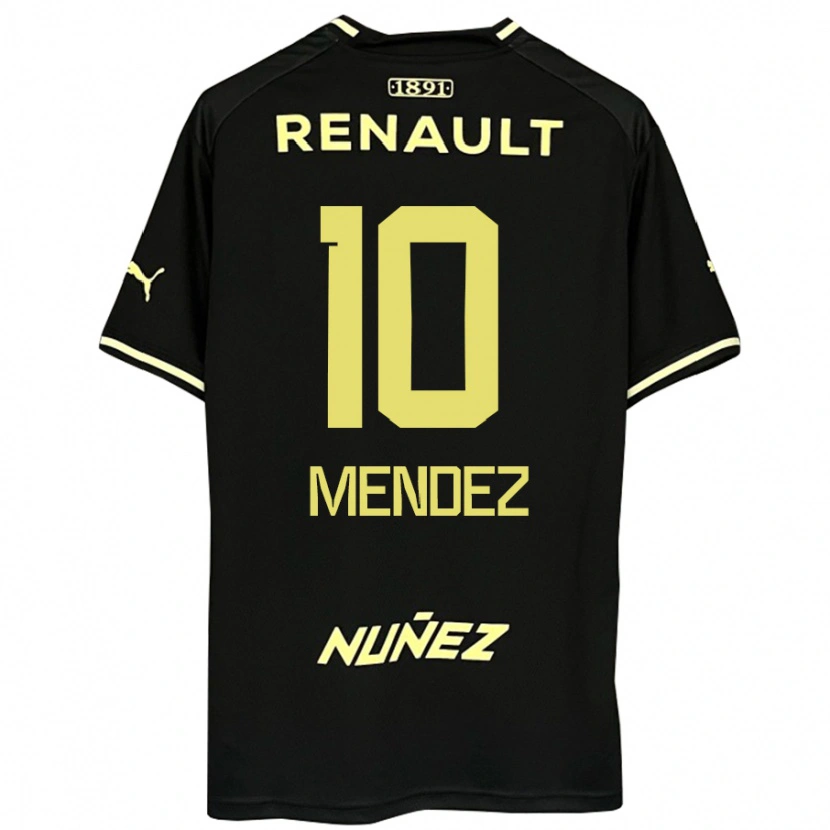 Danxen Herren Kevin Méndez #10 Gelb Schwarz Auswärtstrikot Trikot 2025/26 T-Shirt Schweiz