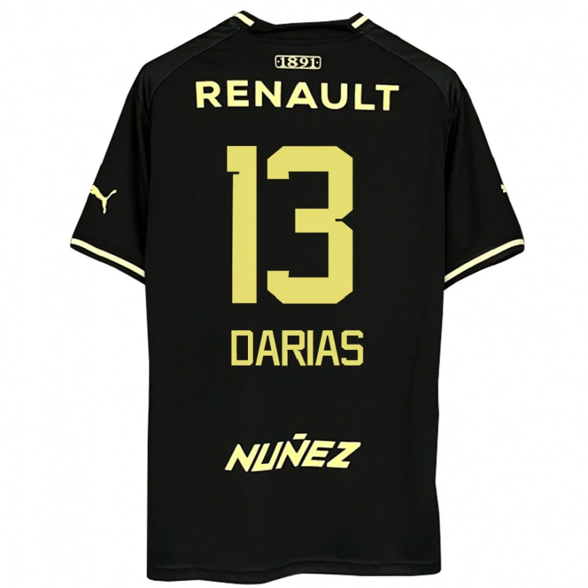 Danxen Herren Eduardo Darias #13 Gelb Schwarz Auswärtstrikot Trikot 2025/26 T-Shirt Schweiz