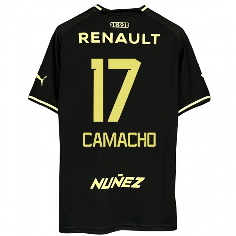 Danxen Herren Sebastián Camacho #17 Gelb Schwarz Auswärtstrikot Trikot 2025/26 T-Shirt Schweiz