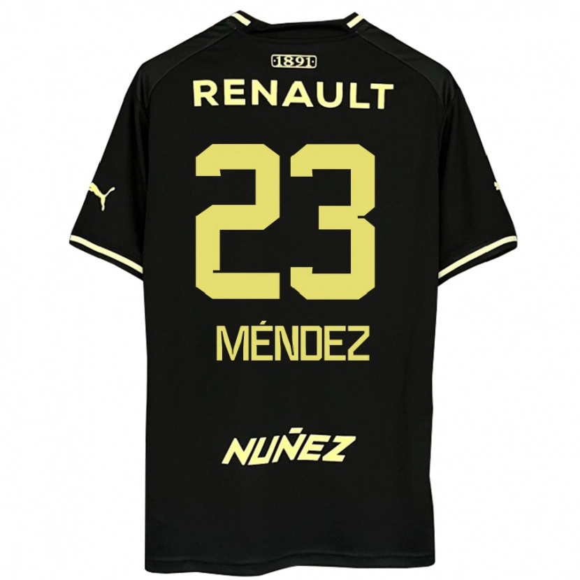 Danxen Herren Javier Méndez #23 Gelb Schwarz Auswärtstrikot Trikot 2025/26 T-Shirt Schweiz