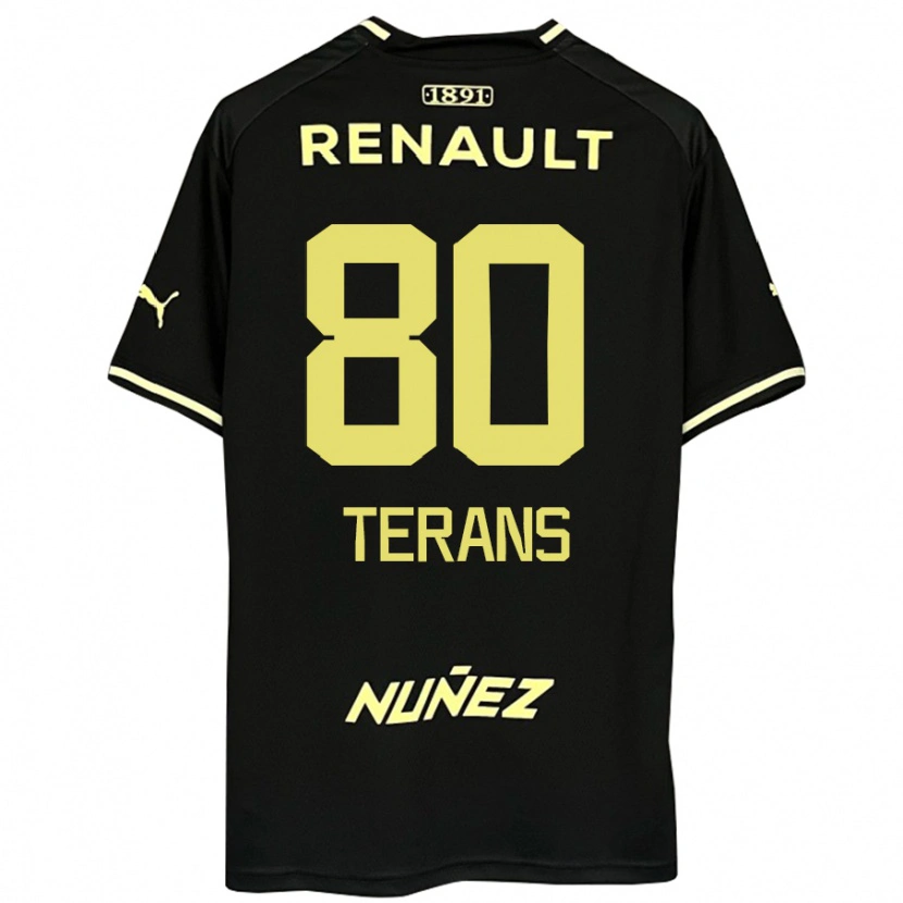 Danxen Herren David Terans #80 Gelb Schwarz Auswärtstrikot Trikot 2025/26 T-Shirt Schweiz