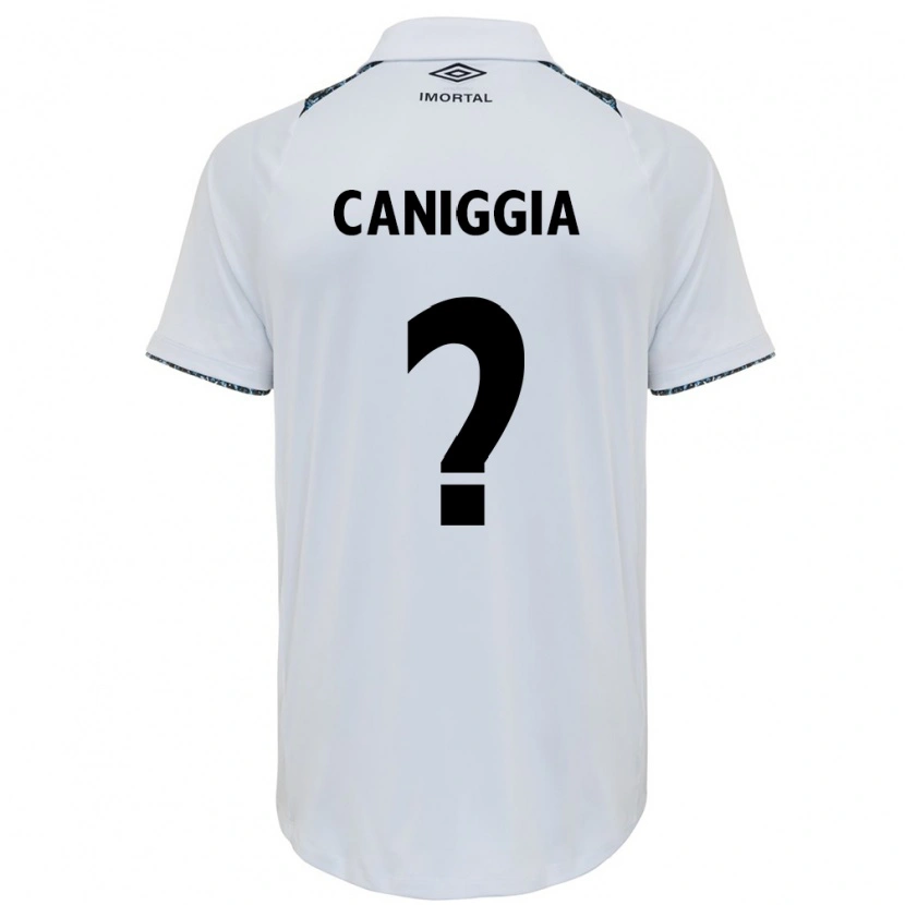 Danxen Herren Lucas Caniggia #0 Weiß Blau Auswärtstrikot Trikot 2025/26 T-Shirt Schweiz