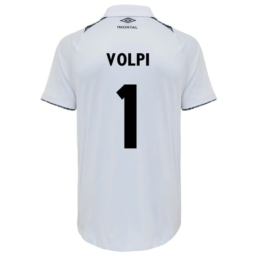 Danxen Herren Tiago Volpi #1 Blau Schwarz Weiß Auswärtstrikot Trikot 2025/26 T-Shirt Schweiz