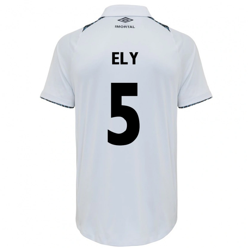 Danxen Herren Rodrigo Ely #5 Blau Schwarz Weiß Auswärtstrikot Trikot 2025/26 T-Shirt Schweiz
