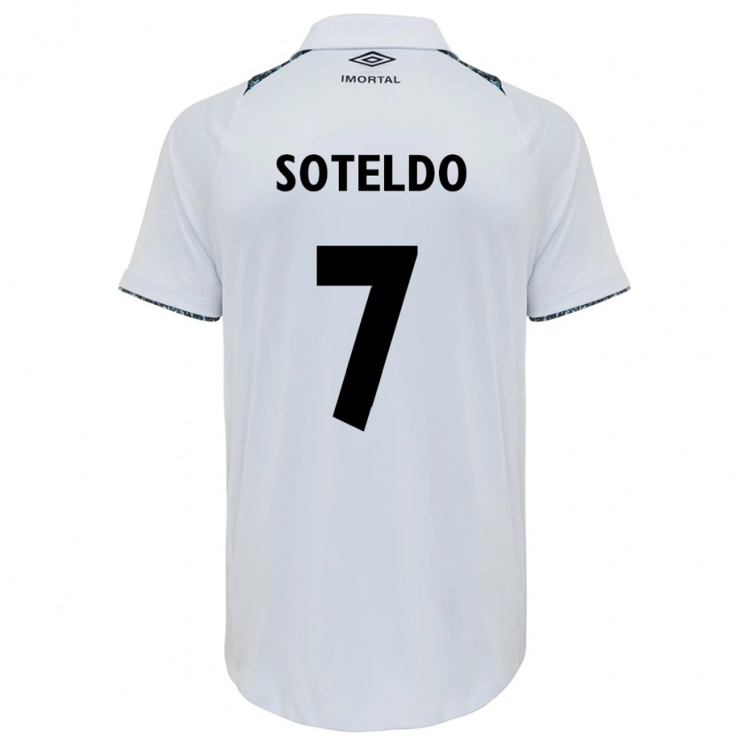 Danxen Herren Yeferson Soteldo #7 Blau Schwarz Weiß Auswärtstrikot Trikot 2025/26 T-Shirt Schweiz