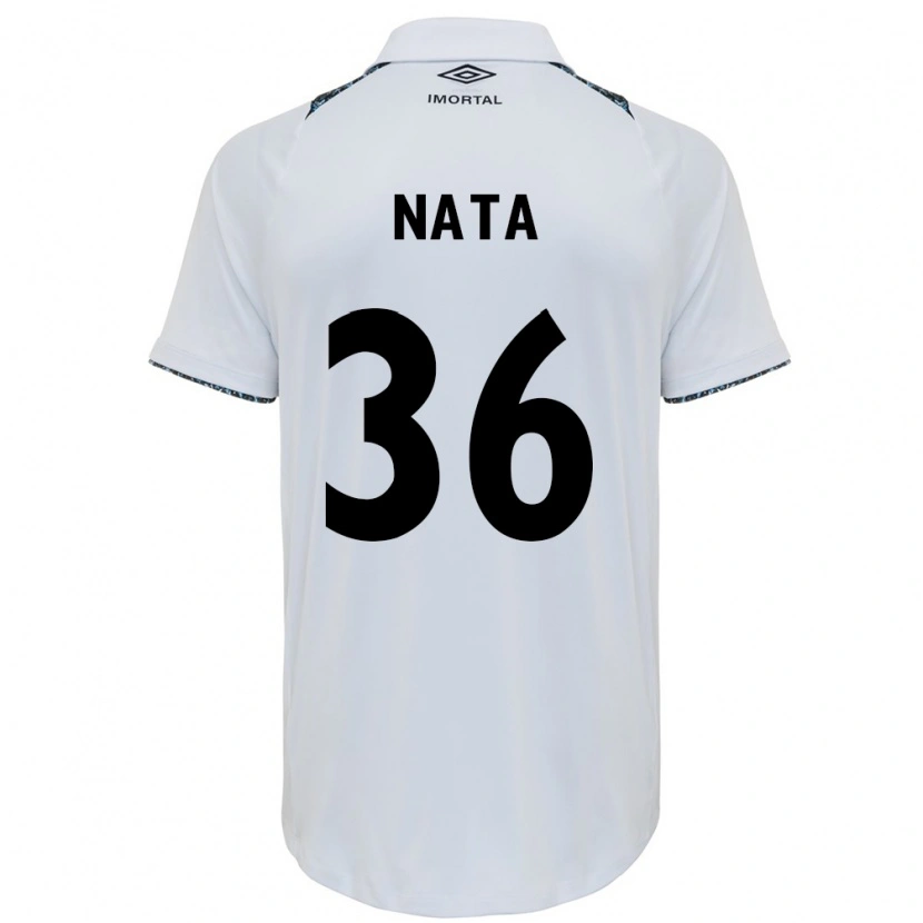 Danxen Herren Natã #36 Weiß Blau Auswärtstrikot Trikot 2025/26 T-Shirt Schweiz