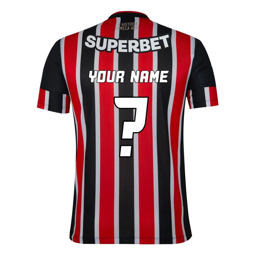 Danxen Herren Ihren Namen #0 Rot Schwarz Weiß Auswärtstrikot Trikot 2025/26 T-Shirt Schweiz