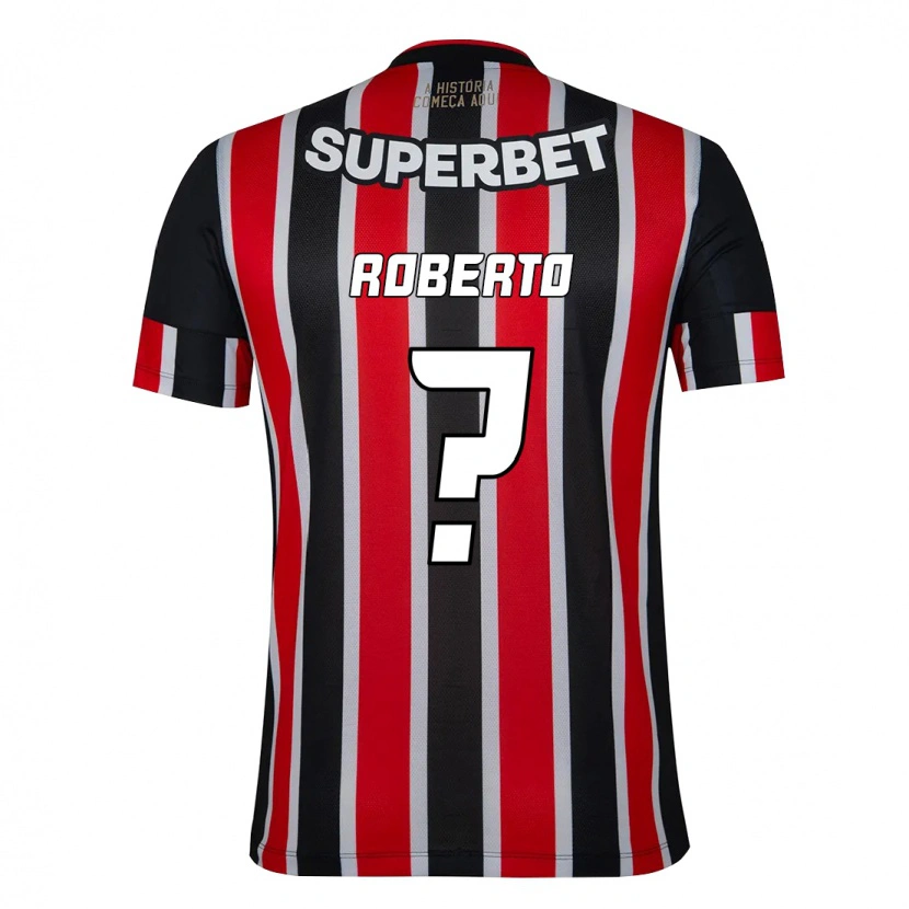 Danxen Herren Roberto Teixeira #0 Rot Schwarz Weiß Auswärtstrikot Trikot 2025/26 T-Shirt Schweiz