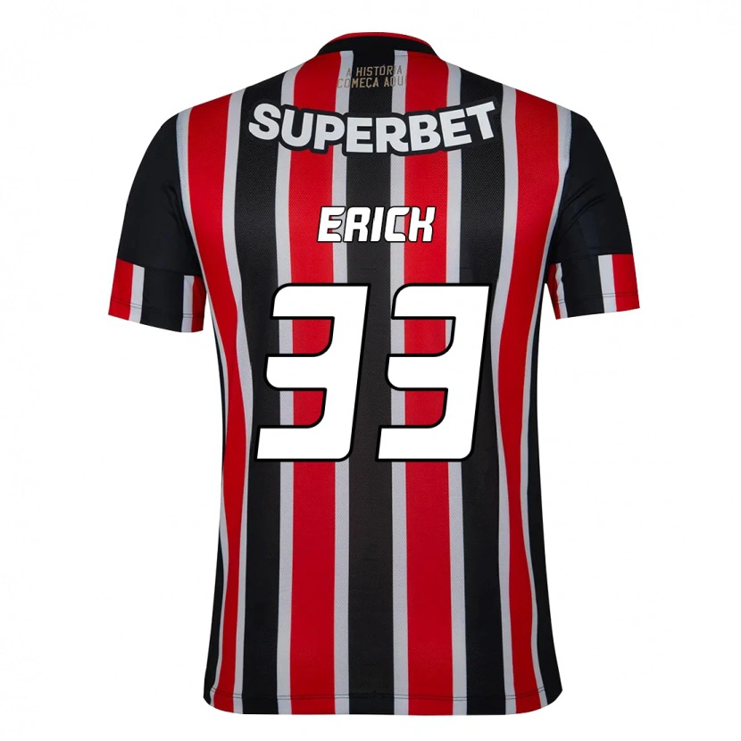 Danxen Herren Erick #33 Schwarz Rot Auswärtstrikot Trikot 2025/26 T-Shirt Schweiz