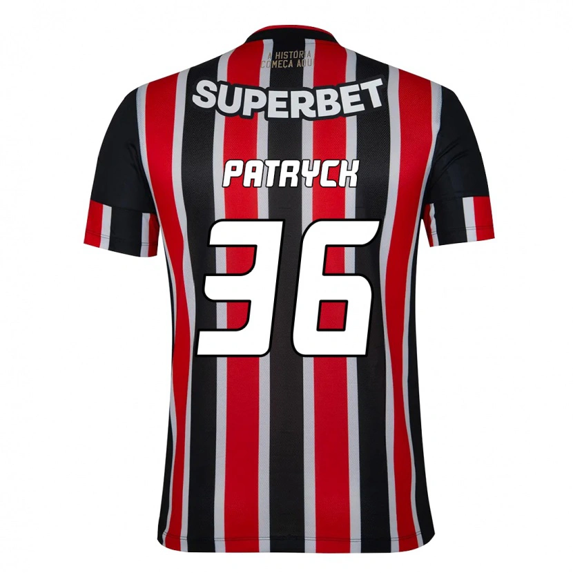 Danxen Herren Patryck #36 Rot Schwarz Weiß Auswärtstrikot Trikot 2025/26 T-Shirt Schweiz