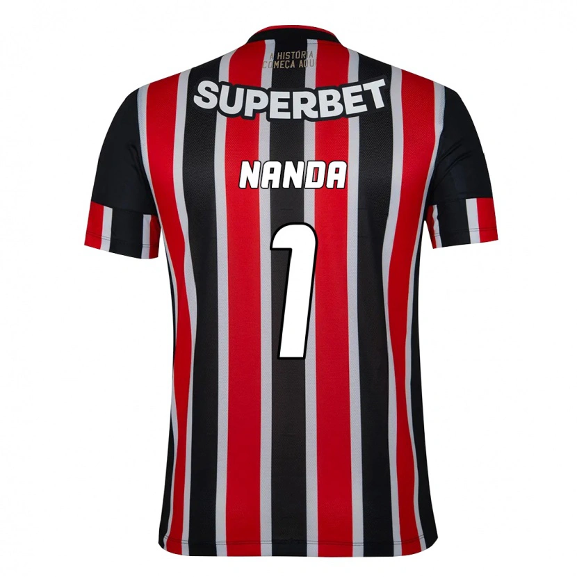 Danxen Herren Nanda #1 Rot Schwarz Weiß Auswärtstrikot Trikot 2025/26 T-Shirt Schweiz